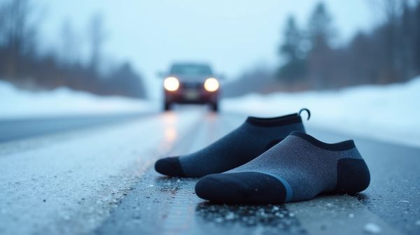 Lutte contre l'aquaplaning avec les chaussettes neige polaire Show'7